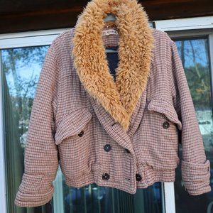 Free People Plaid Coat